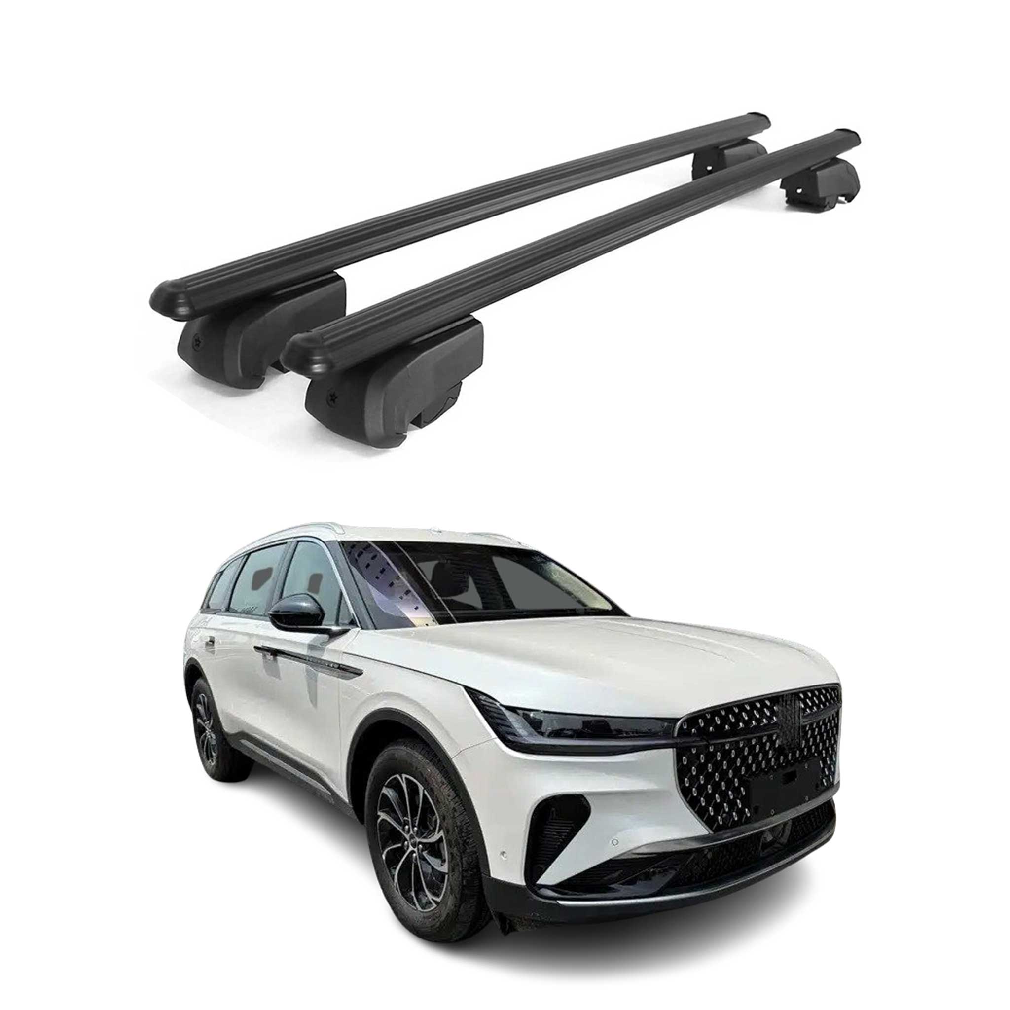 2024 Lincoln Nautilus Roof Rack Cross Bars Black