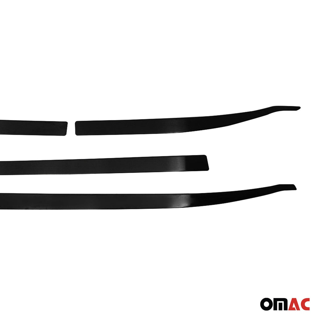 2015-2024 Jeep Renegade Side Door Molding Trim Brushed Steel Dark