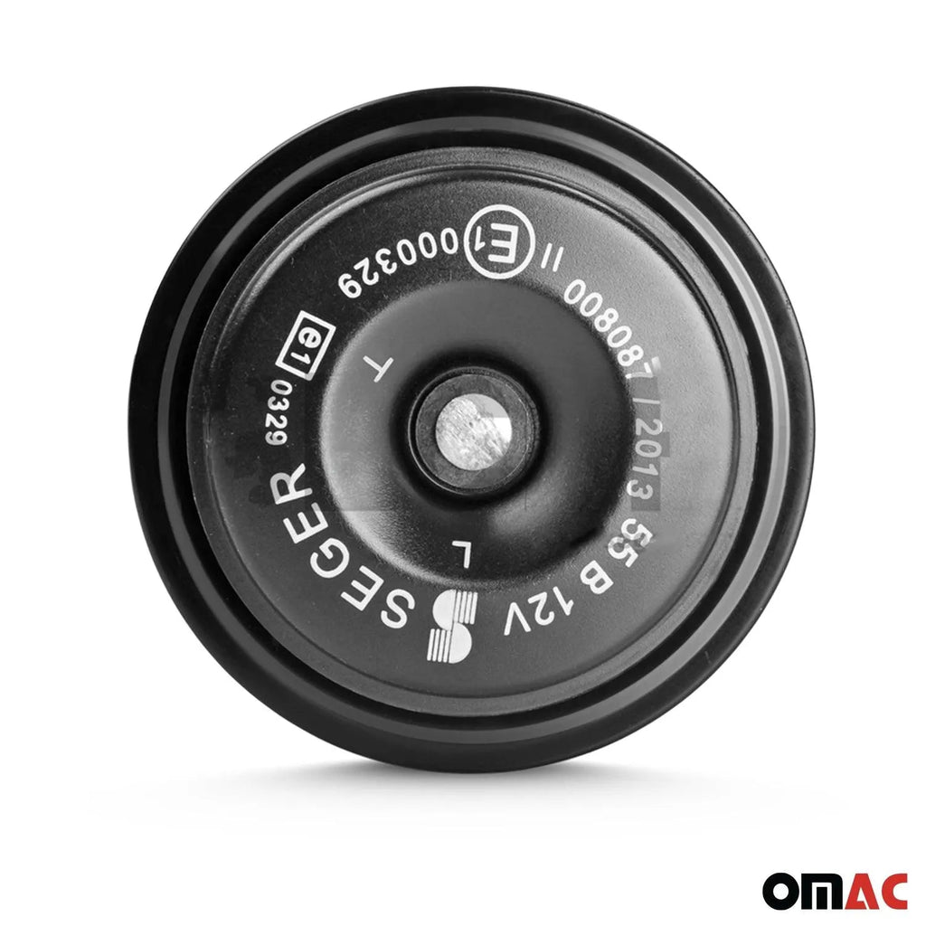 12V Loud 55dB Bike Motorcycles Car Waterproof Horn Mini Black Disc