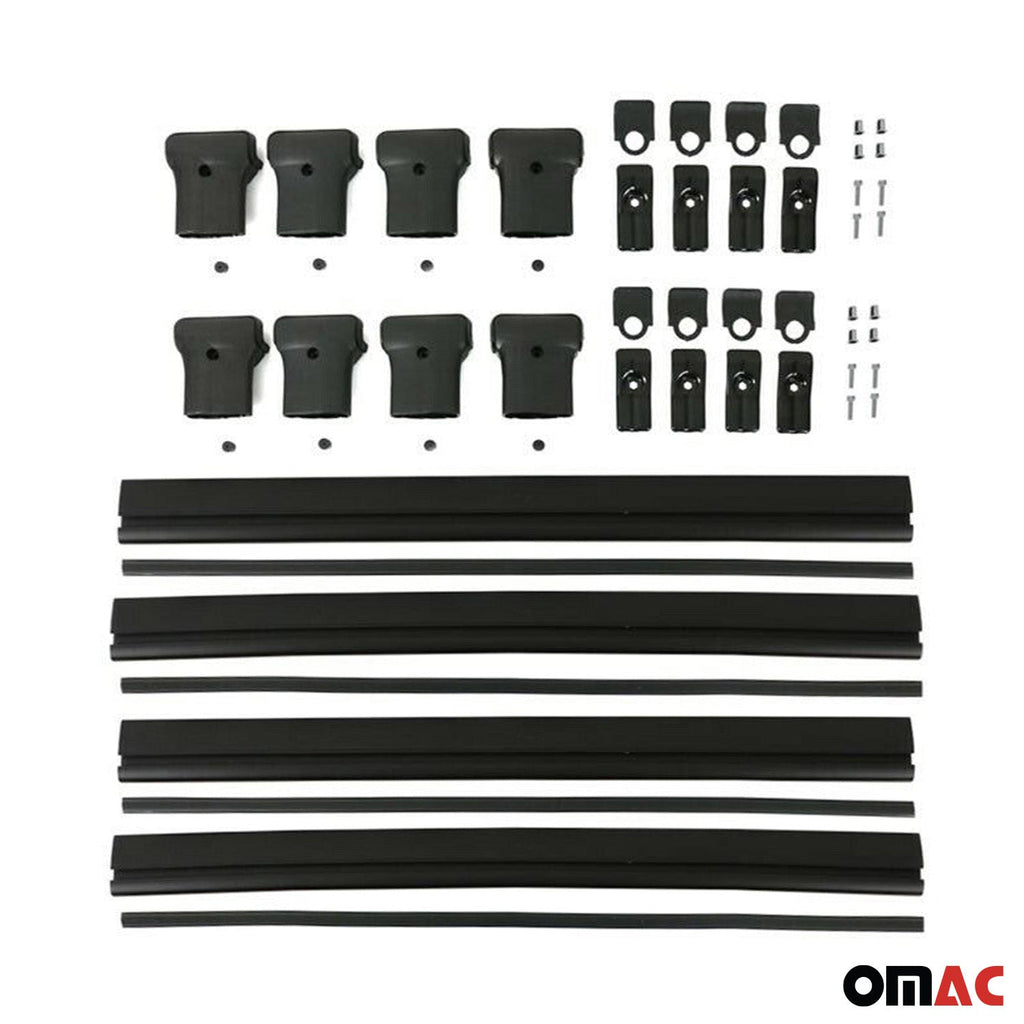 2015-2026 Ford Transit Roof Rack Cross Bars 4Pcs Black