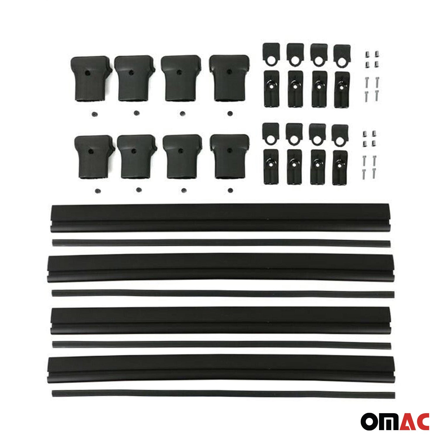 2015-2026 Ford Transit Roof Rack Cross Bars 4Pcs Black