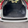 2012-2016 Honda CR-V Rear Bumper Sill Cover Protector Guard ABS Black 1Pc
