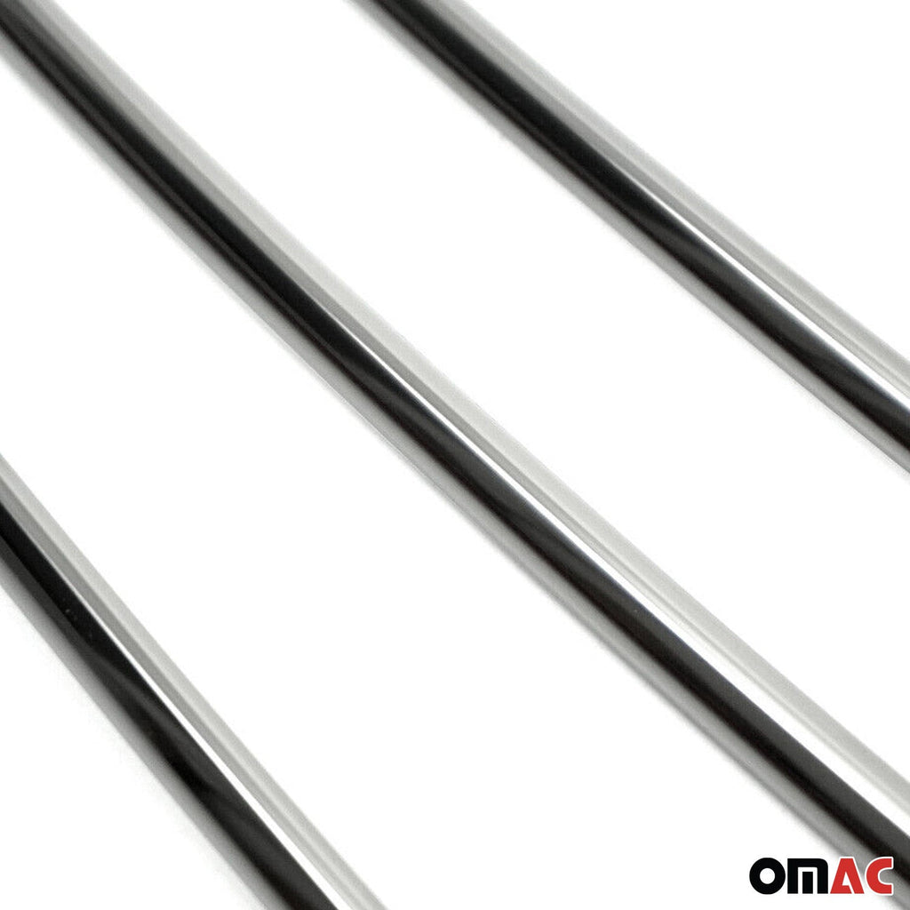 2019-2026 Mercedes Sprinter W907 910 Front Bumper Grill Trim Stainless Steel Dark 5x