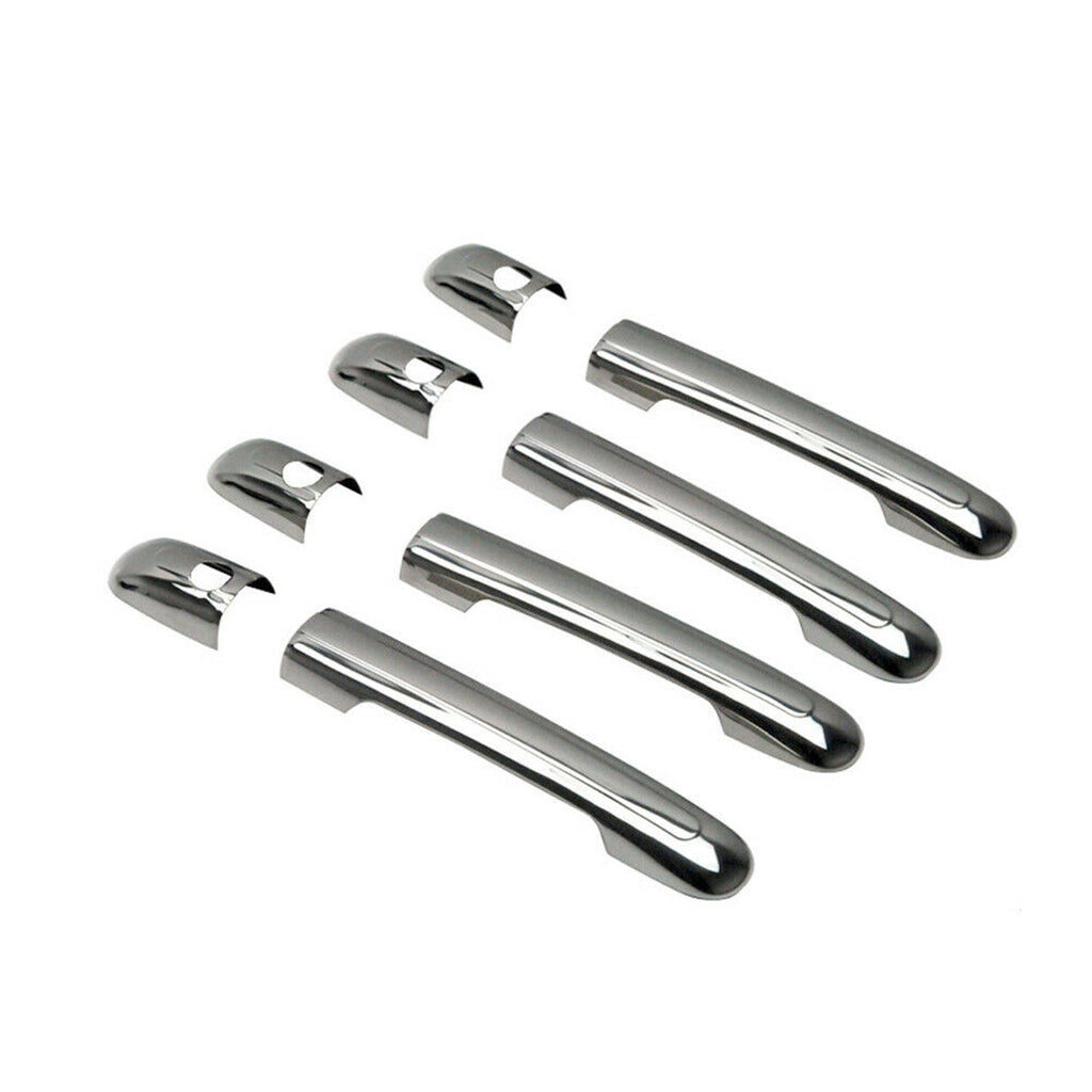 2003-2006 Dodge Sprinter Door Handle Cover Protector Stainless Steel 4 Pcs 2 Key Hole