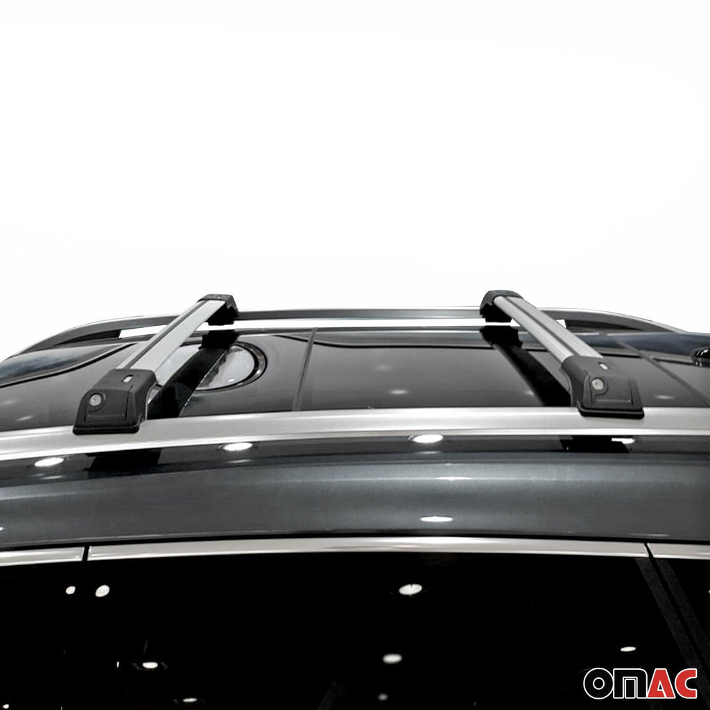2014-2018 Subaru Forester IV Roof Rack Cross Bars Silver