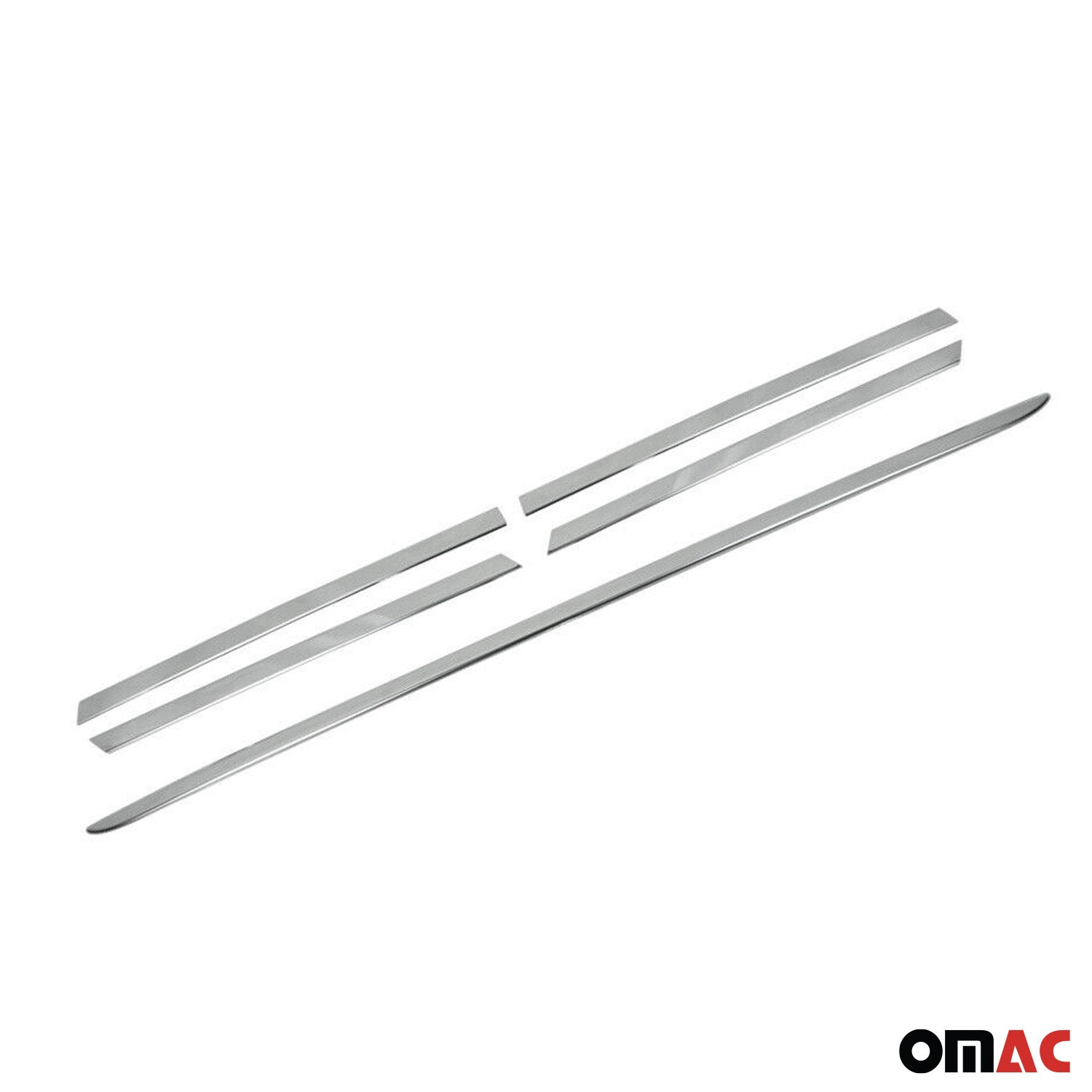 2003-2006 Dodge Sprinter Front Bumper Grill Trim Molding Stainless Steel Silver 5 Pcs