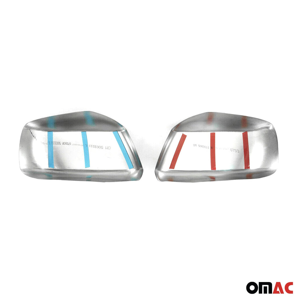 2005-2015 Nissan Xterra Side Mirror Cover Caps Stainless Steel Silver 2 Pcs