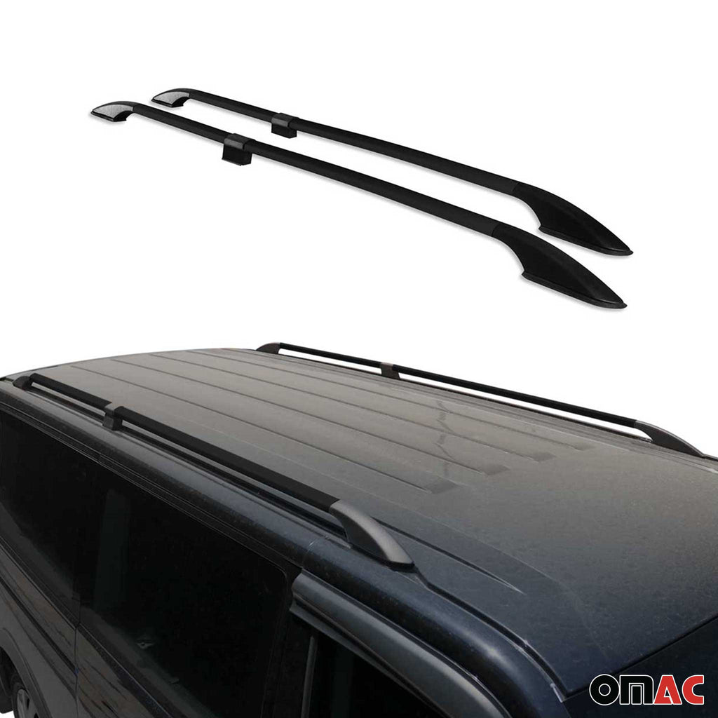 2014-2023 Ford Transit Connect XLT L2 Roof Rack Rails Side Rails Black