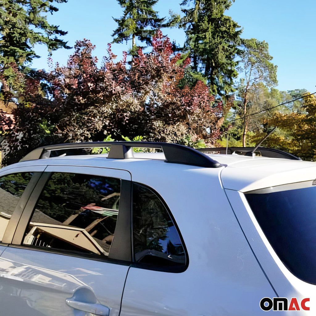 2014-2023 Ford Transit Connect SWB Roof Rack Rails Side Rails Black