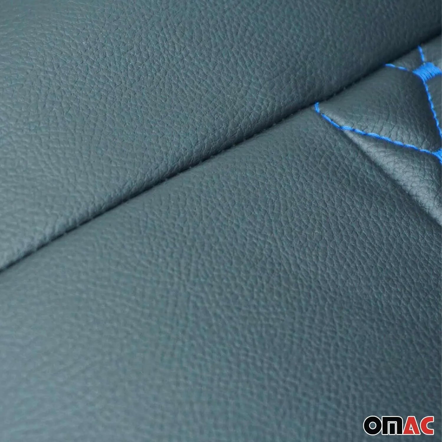 2015-2026 Ford Transit Leather Custom fit Car Seat Cover Black Blue