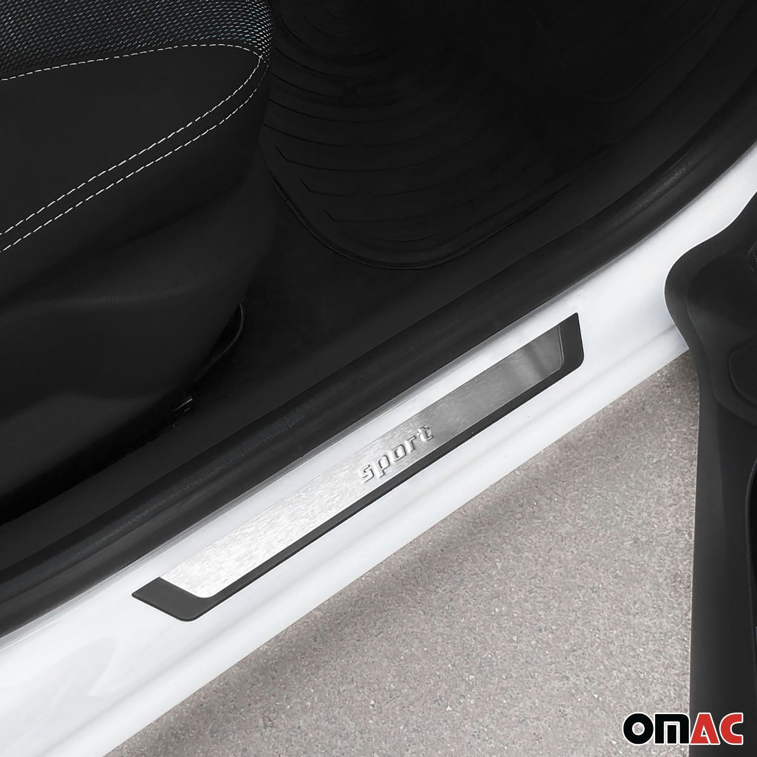 Honda Pilot Door Sill Scuff Plate Scratch Protector Sport Brushed Stainless Steel 4Pcs