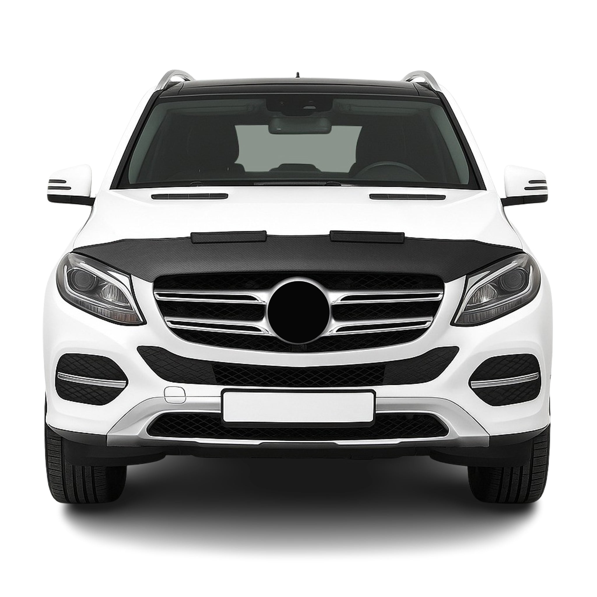 2016-2019 Mercedes GLE Class W166 Car Bonnet Mask Hood Bra Half Carbon