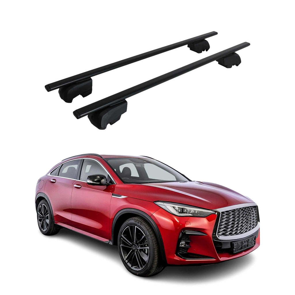 2022-2025 Infiniti QX55 Roof Rack Cross Bars Black
