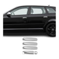 2004-2010 Audi A8 L Car Door Handle Cover Protector Stainless Steel Chrome 5 Pcs