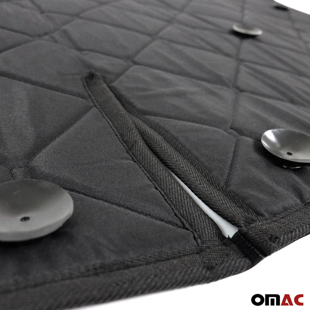 2014-2026 RAM ProMaster Thermal Windshield Sun Shade Magnetic Black 3Pcs