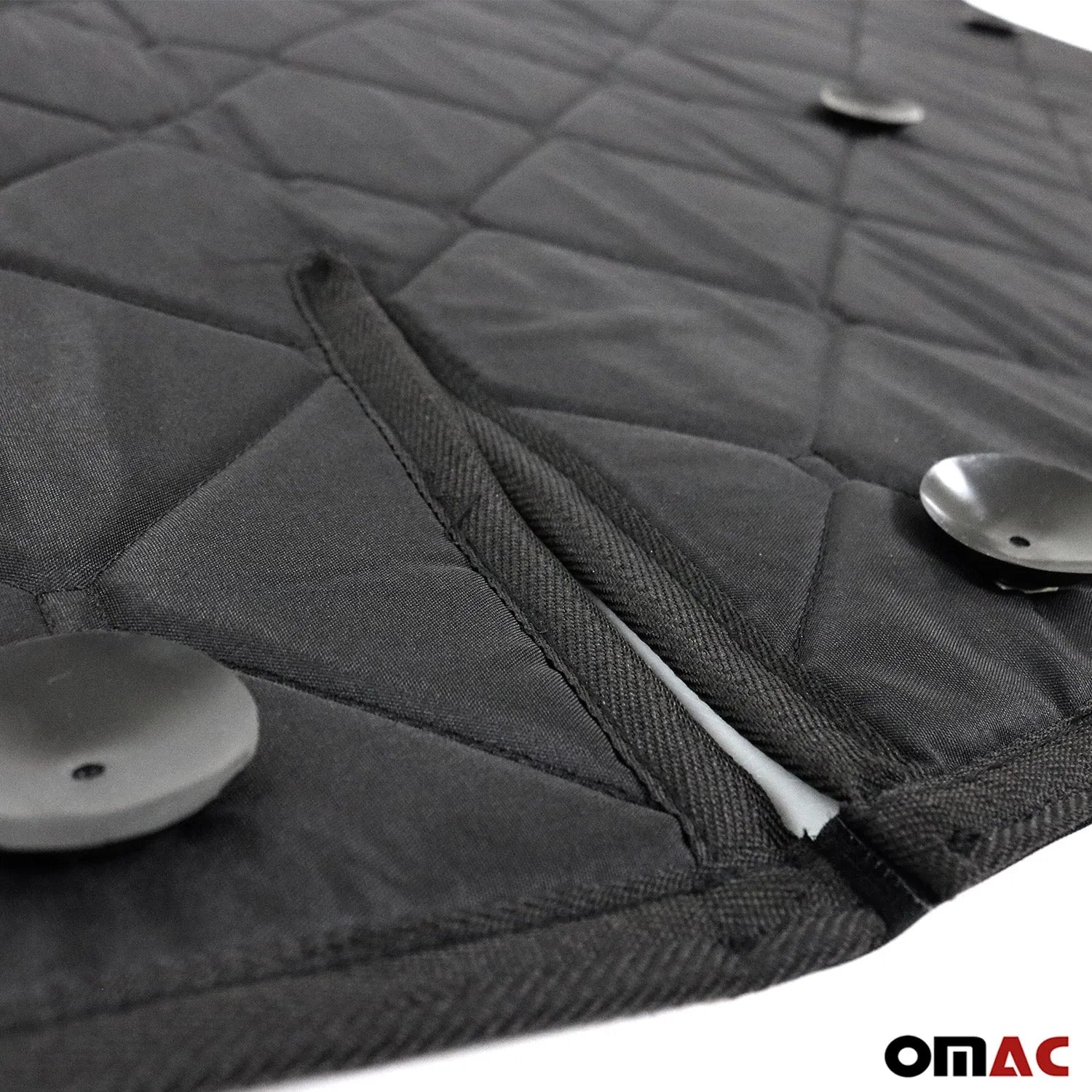 2014-2026 RAM ProMaster Thermal Windshield Sun Shade Magnetic Black 3Pcs
