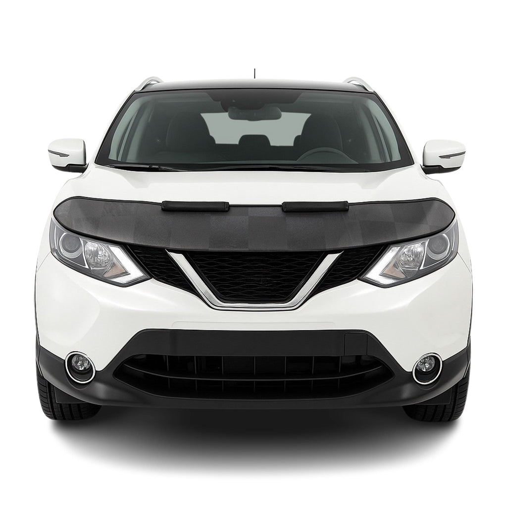 2017-2022 Nissan Rogue Sport Car Bonnet Mask Hood Bra Black Chequered 1 Pc