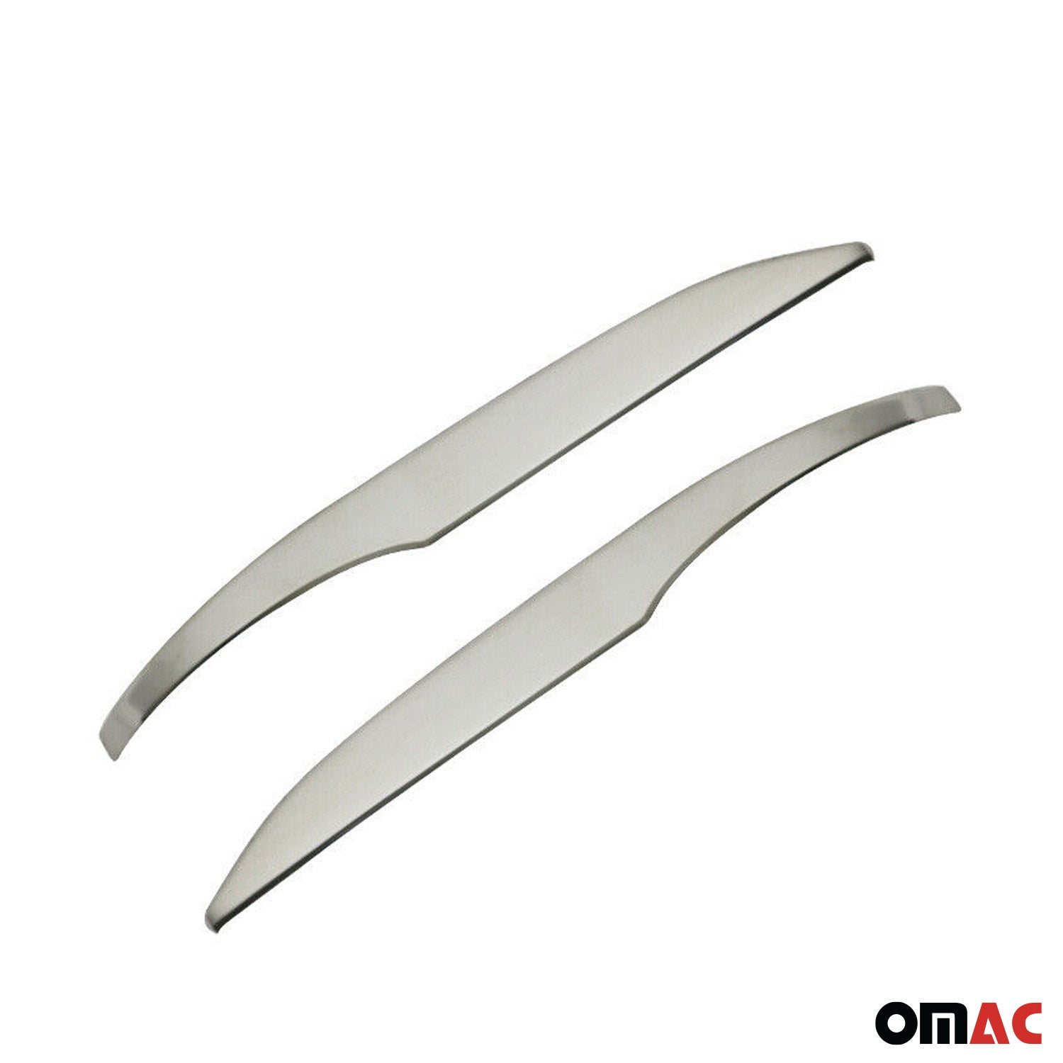 2014-2019 Toyota Highlander Side Mirror Cover Caps Stainless Steel Silver 2 Pcs