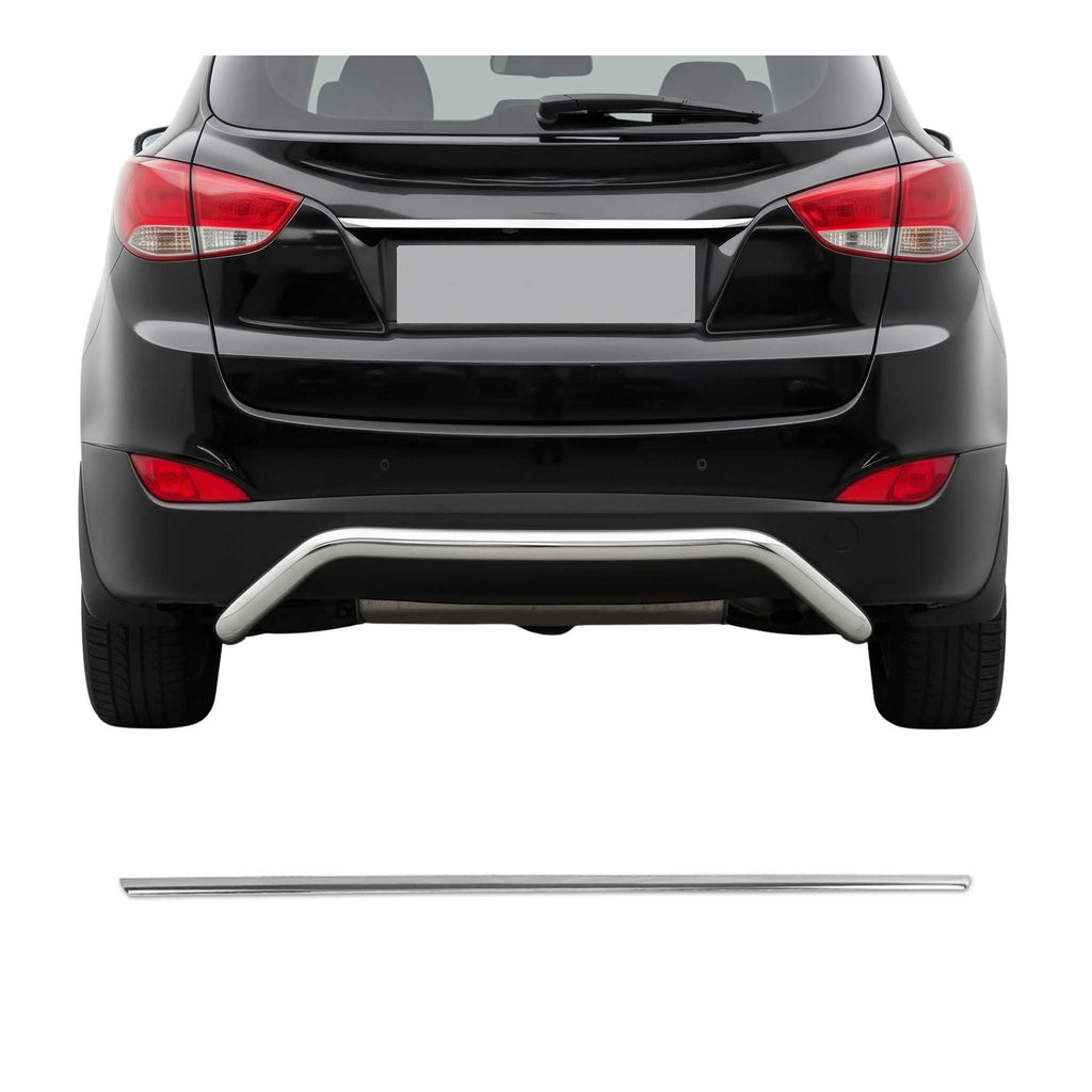 2010-2015 Hyundai Tucson Rear Trunk Tailgate Door Handle Cover Stainless Steel Silver