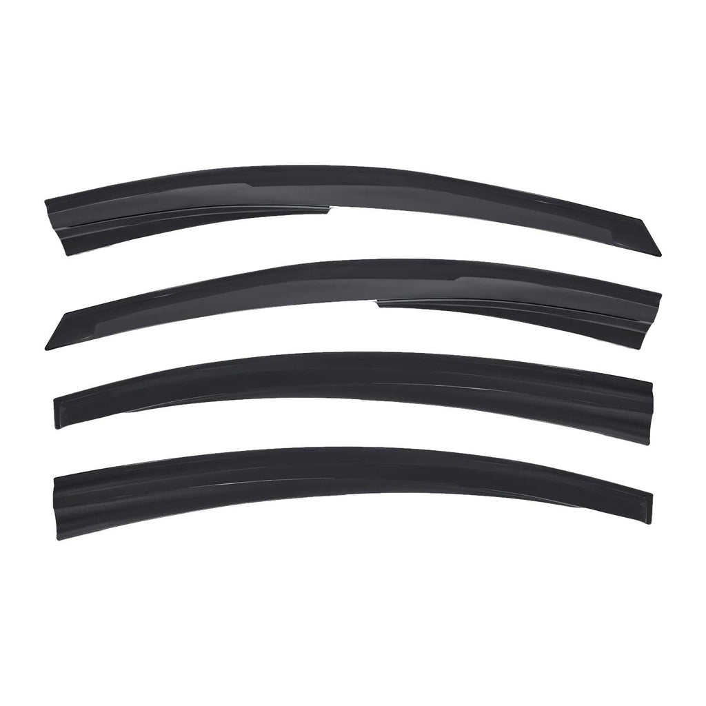 2011-2015 Chevrolet Cruze Window Visor Vent Rain Deflector 4Pcs Smoke