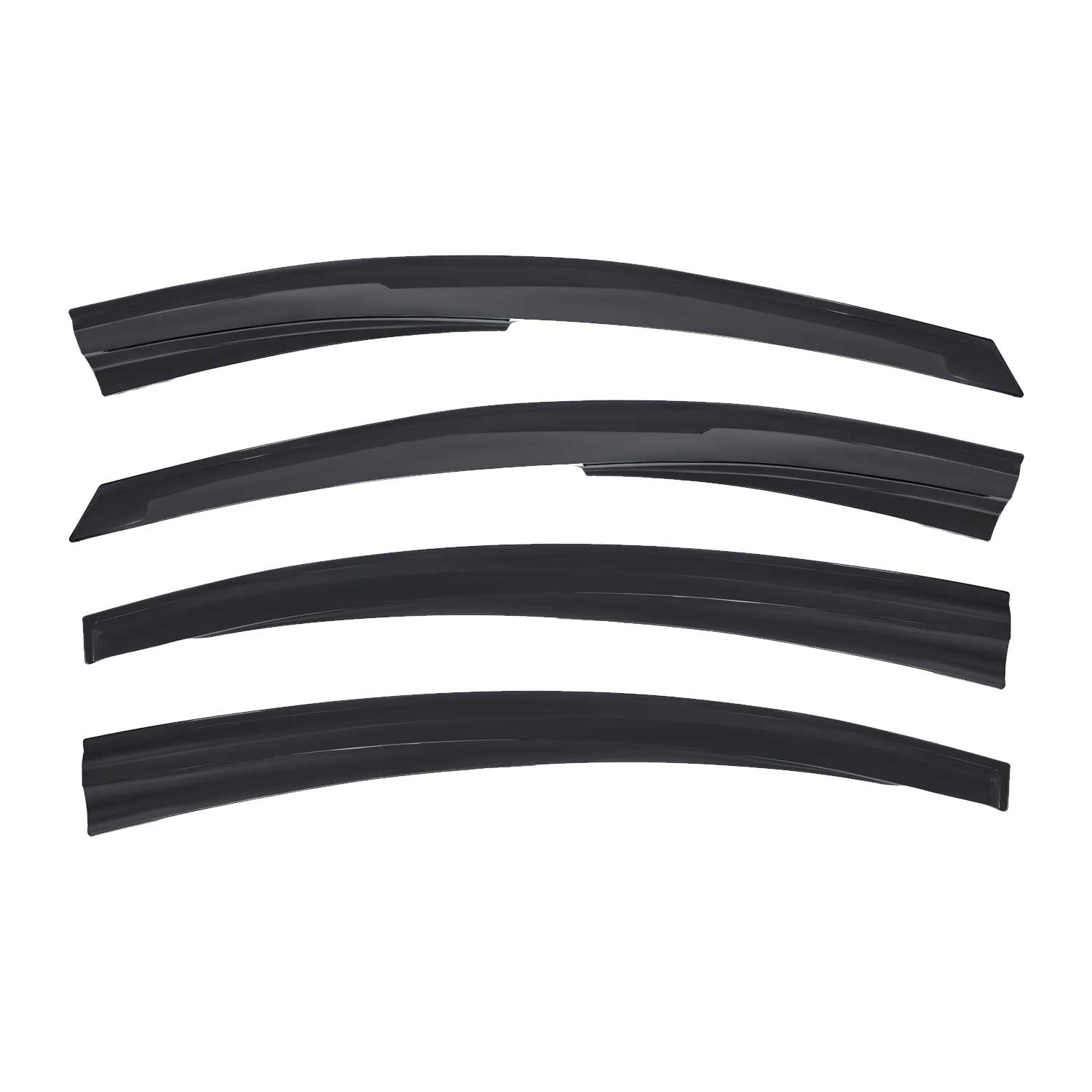 2011-2015 Chevrolet Cruze Window Visor Vent Rain Deflector 4Pcs Smoke