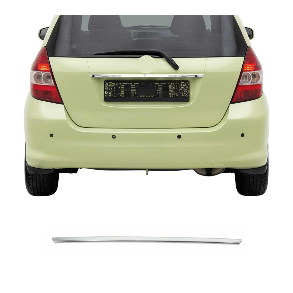 2006-2008 Honda Fit Rear Trunk Tailgate Door Handle Cover Stainless Steel Silver