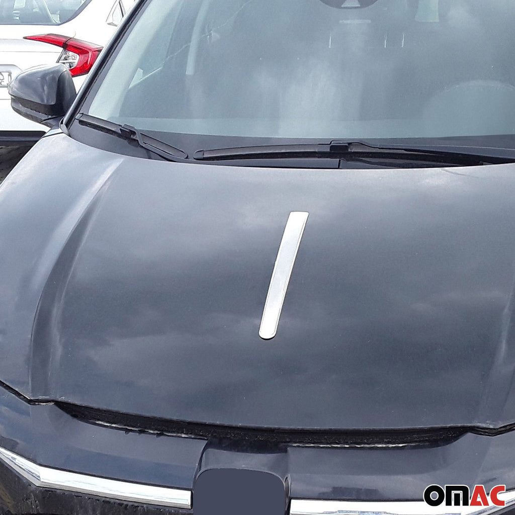 2011-2018 VW Jetta A6 Front Hood Bonnet Strip Styling Trim Stainless Steel Silver