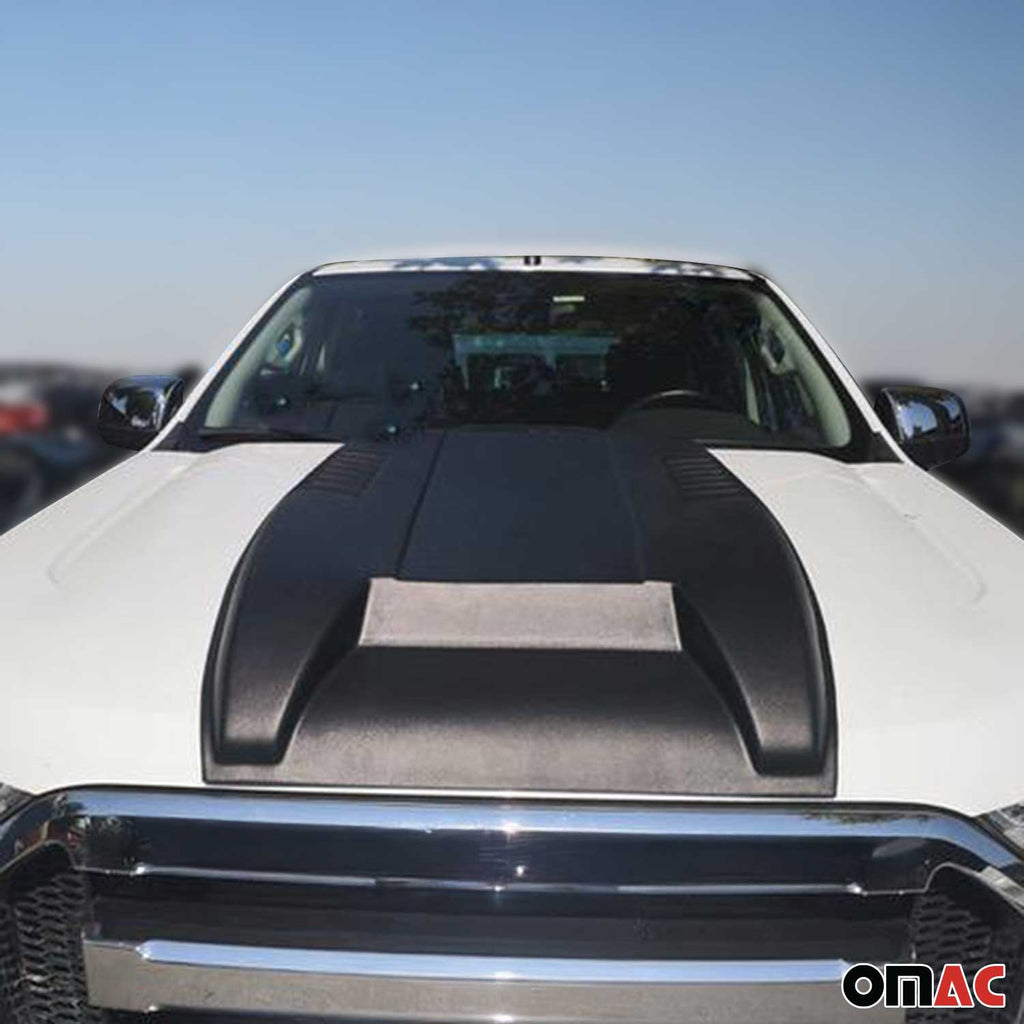 2019-2023 Ford Ranger Hood Scoop Vent Air Flow Intake Black 1 Pc