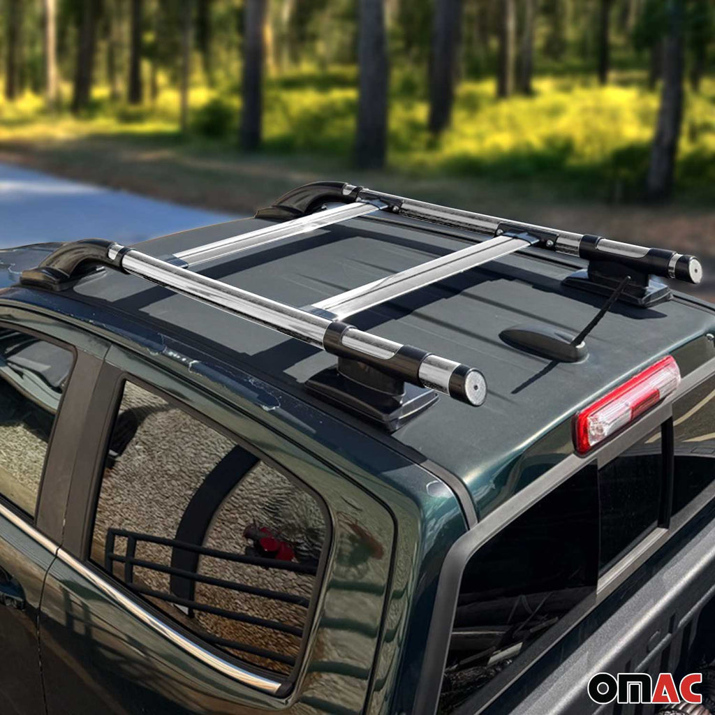 2019-2023 Ford Ranger Double Cab Roof Rack Rails Side Rails Silver