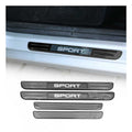 Mercedes Door Sill Scuff Plate Illuminated Stainless Steel Dark 4Pcs