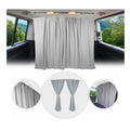 GMC Cabin Divider Curtains Privacy Curtains Gray 2 Curtains