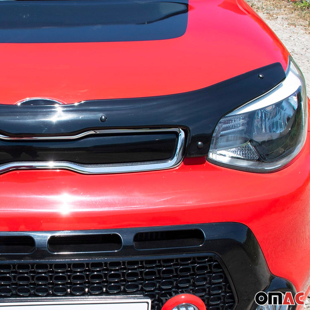 2014-2019 Kia Soul Front Bug Shield Hood Deflector 1 Pc Smoke