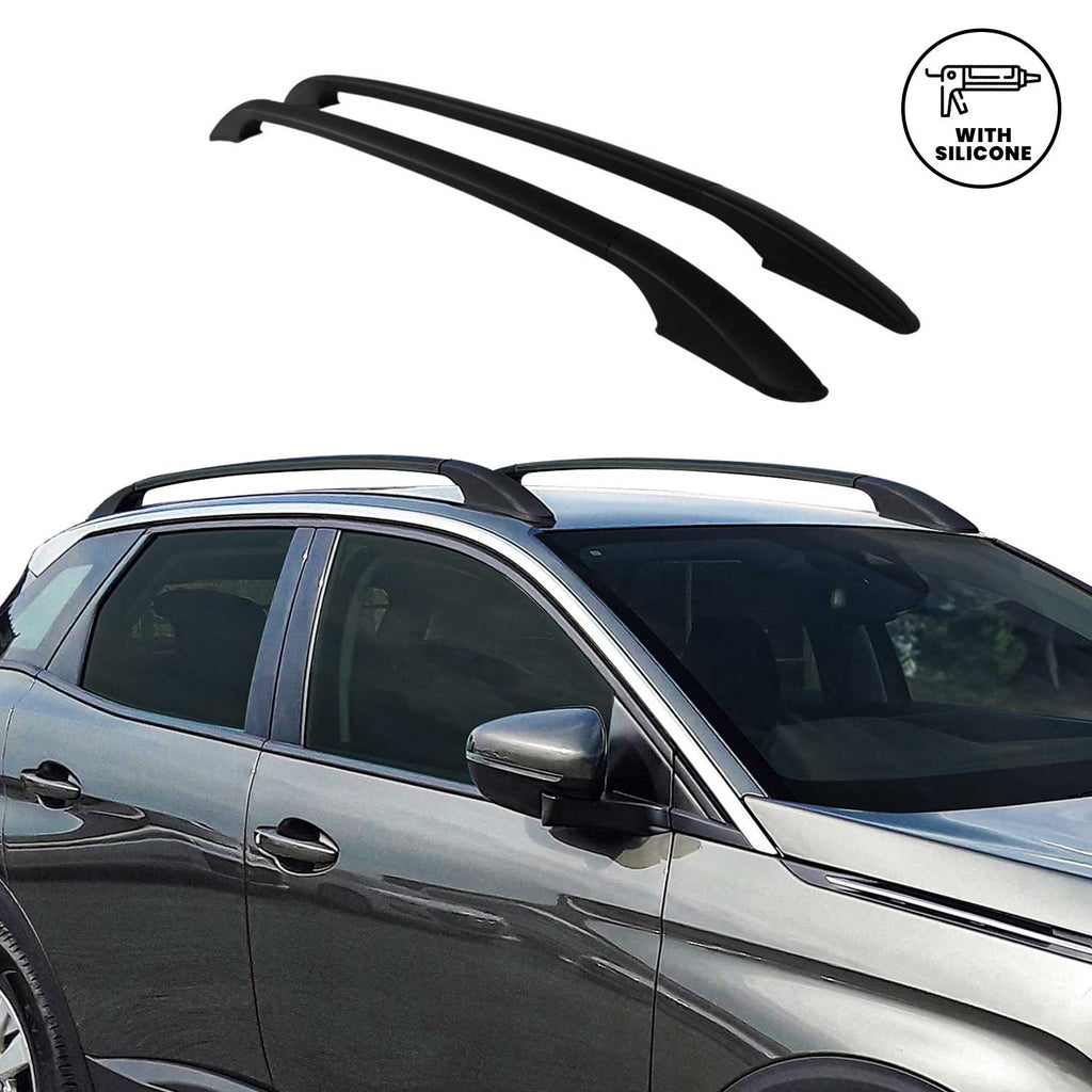 2012-2019 Isuzu D-Max Roof Rack Rails Side Rails Black