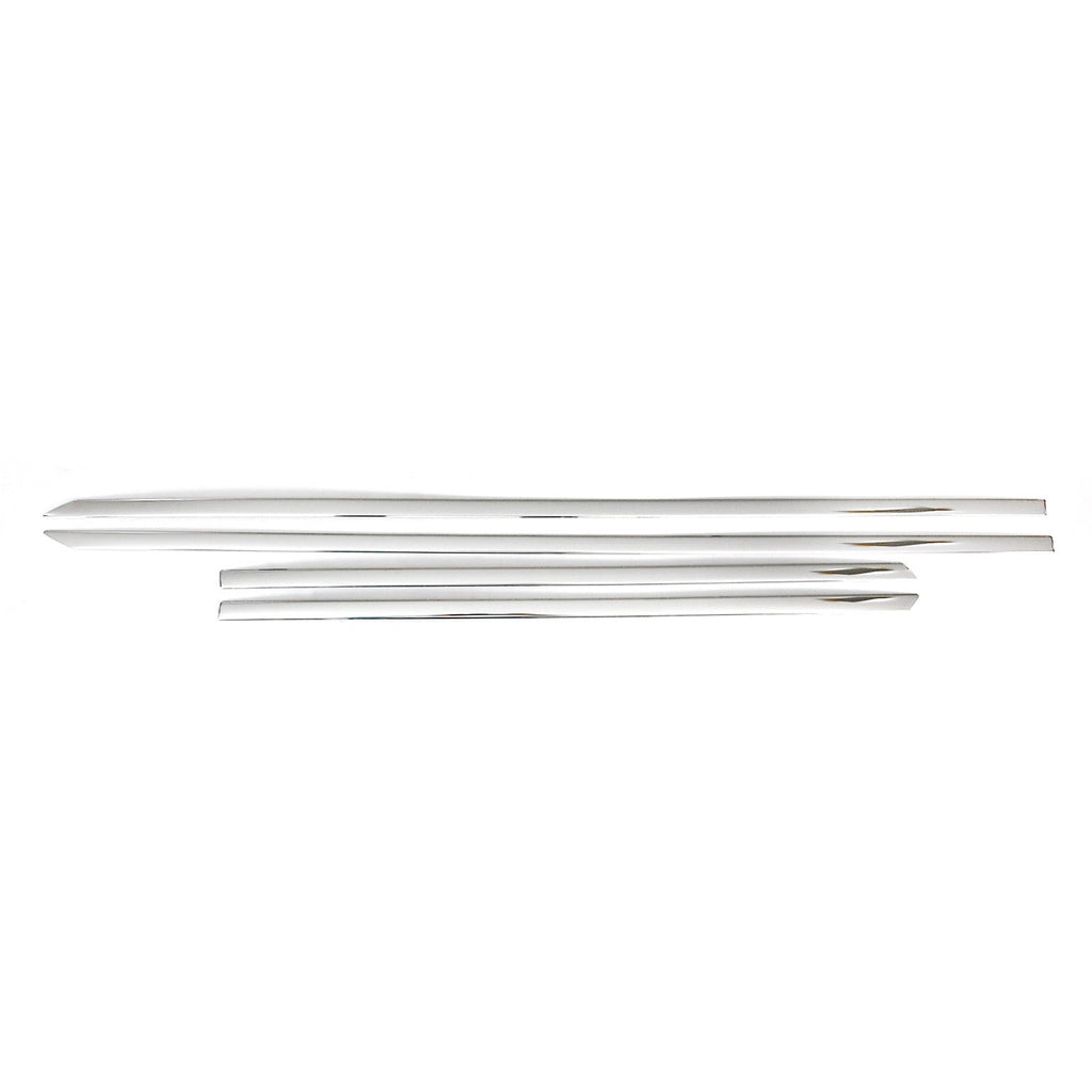 2016-2022 Honda HR-V Side Door Molding Trim Skirt Garnish Stainless Steel Silver 4 Pcs