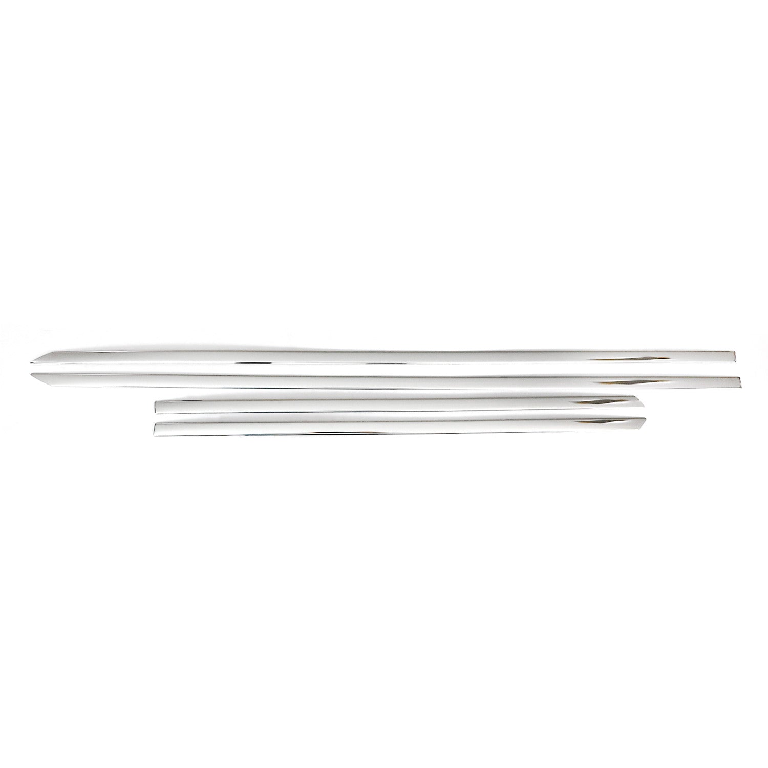 2016-2022 Honda HR-V Side Door Molding Trim Skirt Garnish Stainless Steel Silver 4 Pcs