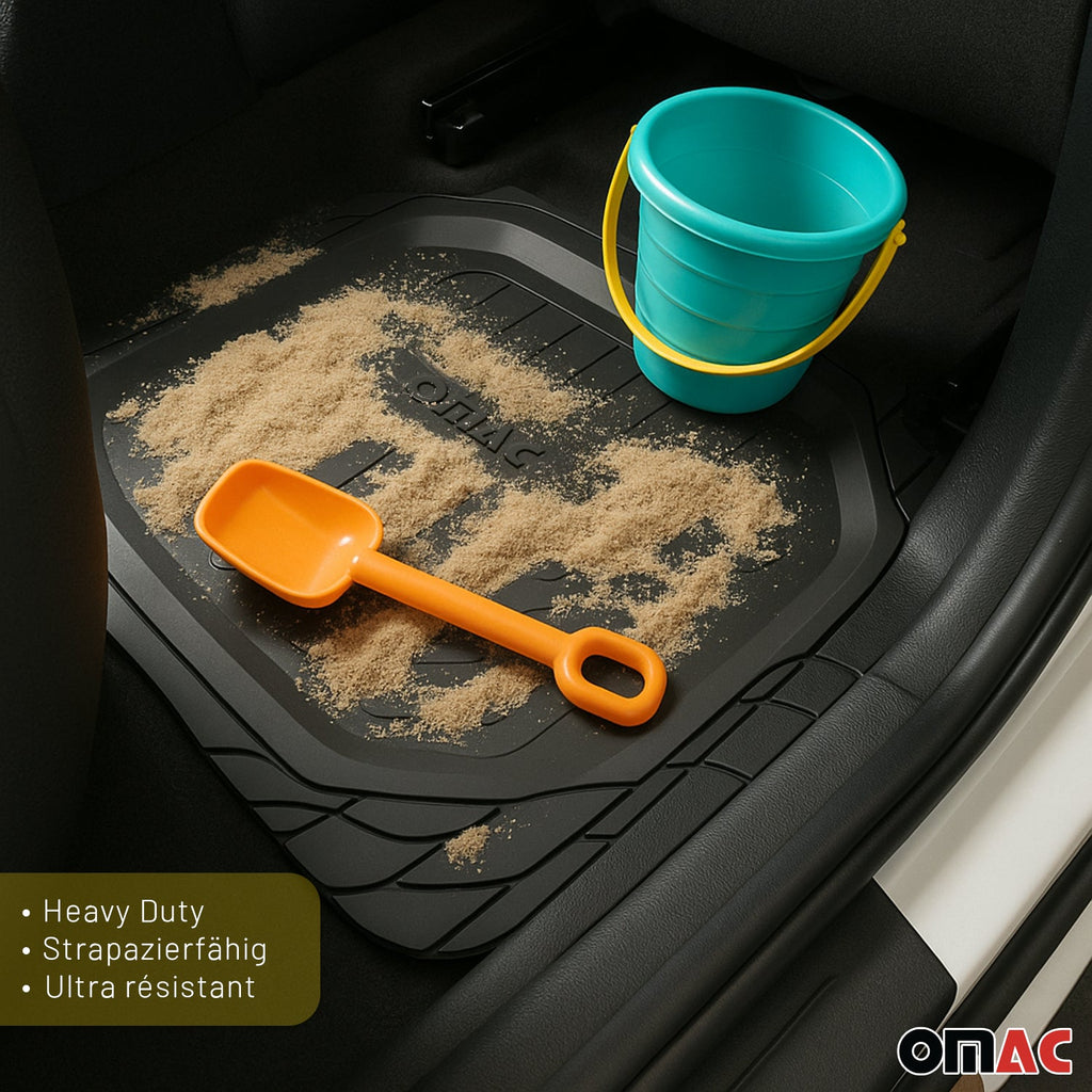 2012-2019 VW Beetle Semi-Custom fit Floor Mats Liner All Weather 3D Black Waterproof 4Pcs