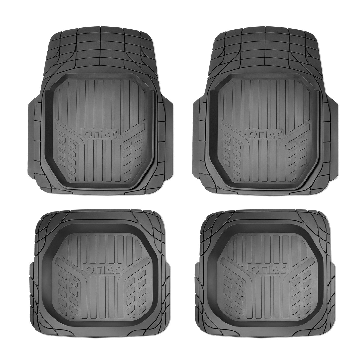 Chevrolet Impala Semi-Custom fit Floor Mats Liner All Weather 3D Black Waterproof 4Pcs