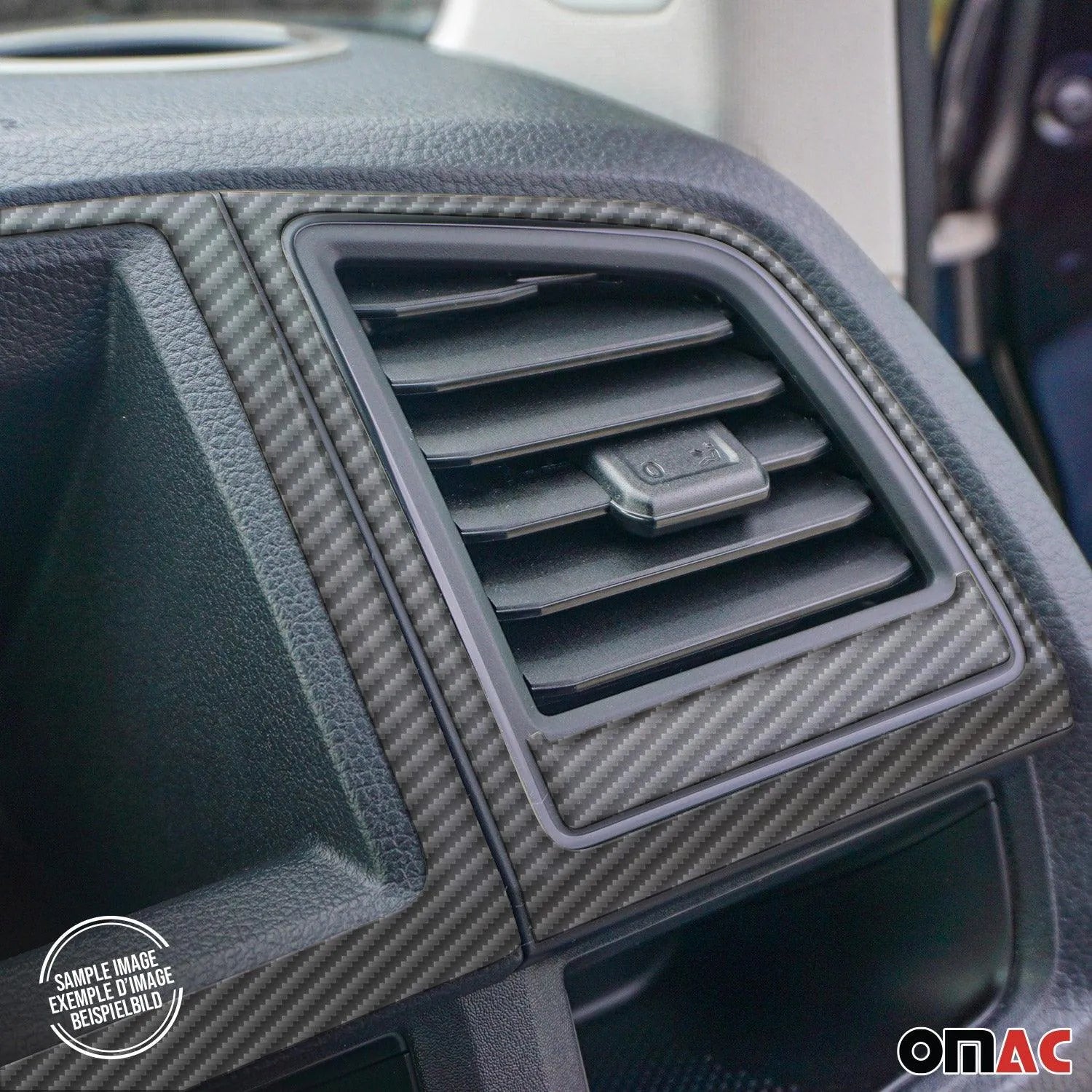 2015-2020 Ford Transit Carbon Look Dashboard Console Trim Kit 30 Pcs