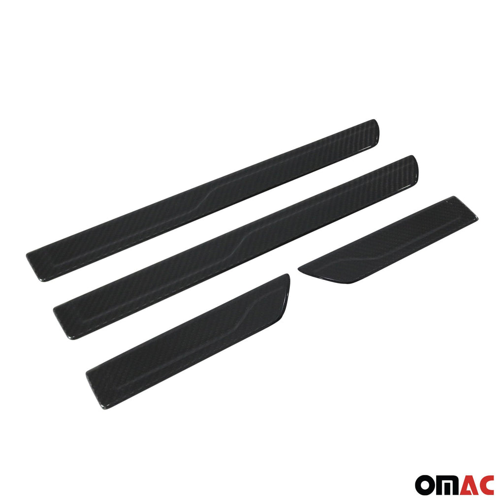 2021-2026 Hyundai Elantra Door Sill Scuff Plate Scratch Protector Carbon
