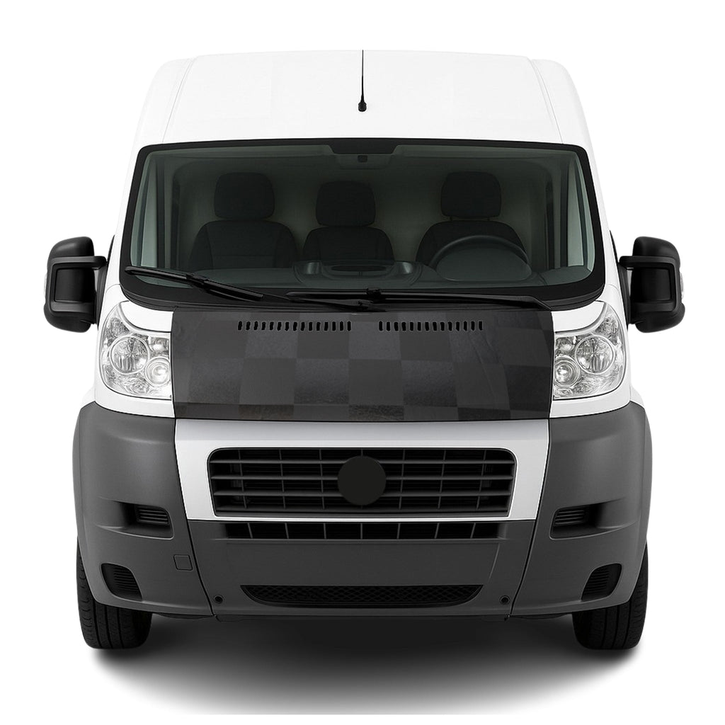 2014-2022 RAM ProMaster Car Bonnet Mask Hood Bra Full Coverage Chequered