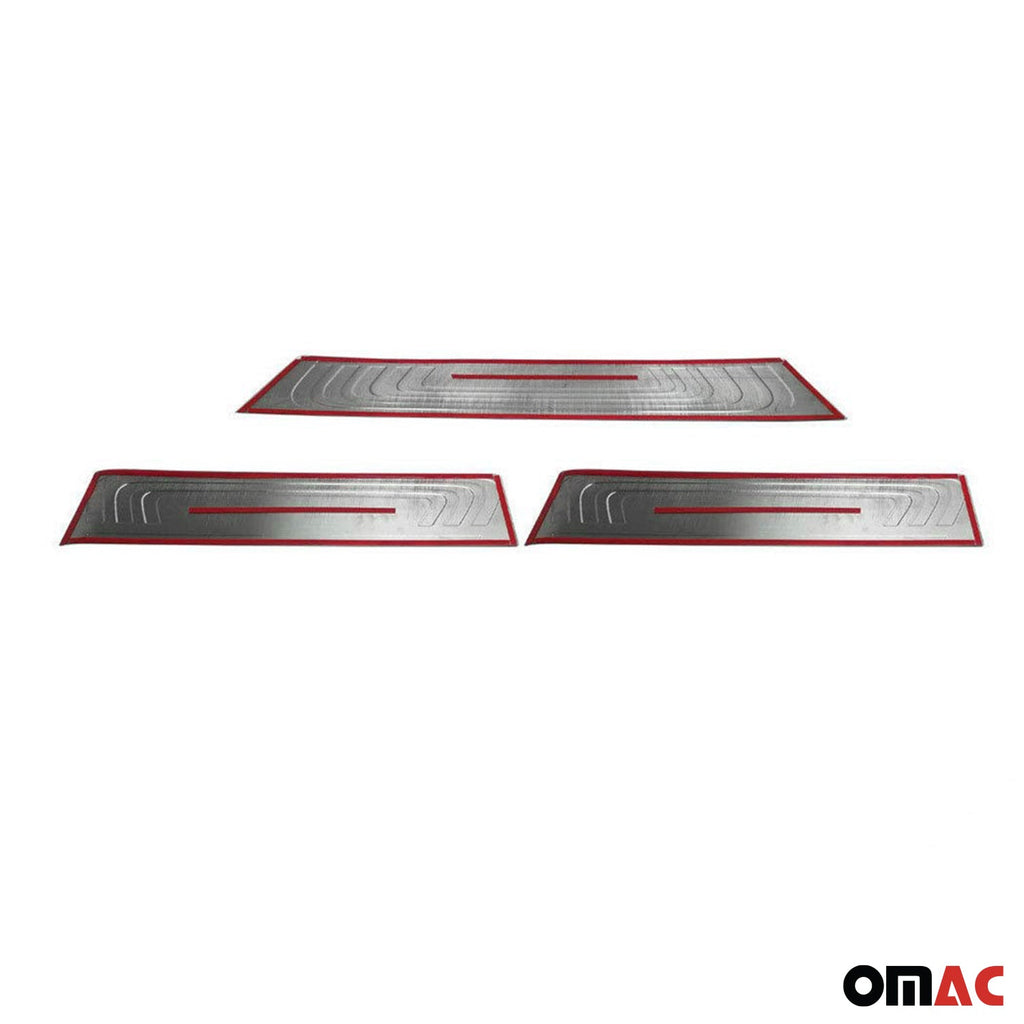 2016-2024 Mercedes Metris Door Sill Scuff Plate Scratch Protector Stainless Steel 3Pcs
