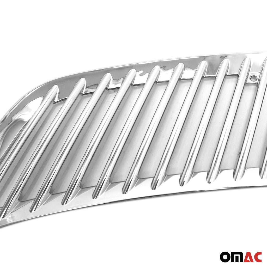 2006-2018 Mercedes Sprinter W906 Front Bumper Grill Trim Molding Silver 2Pcs