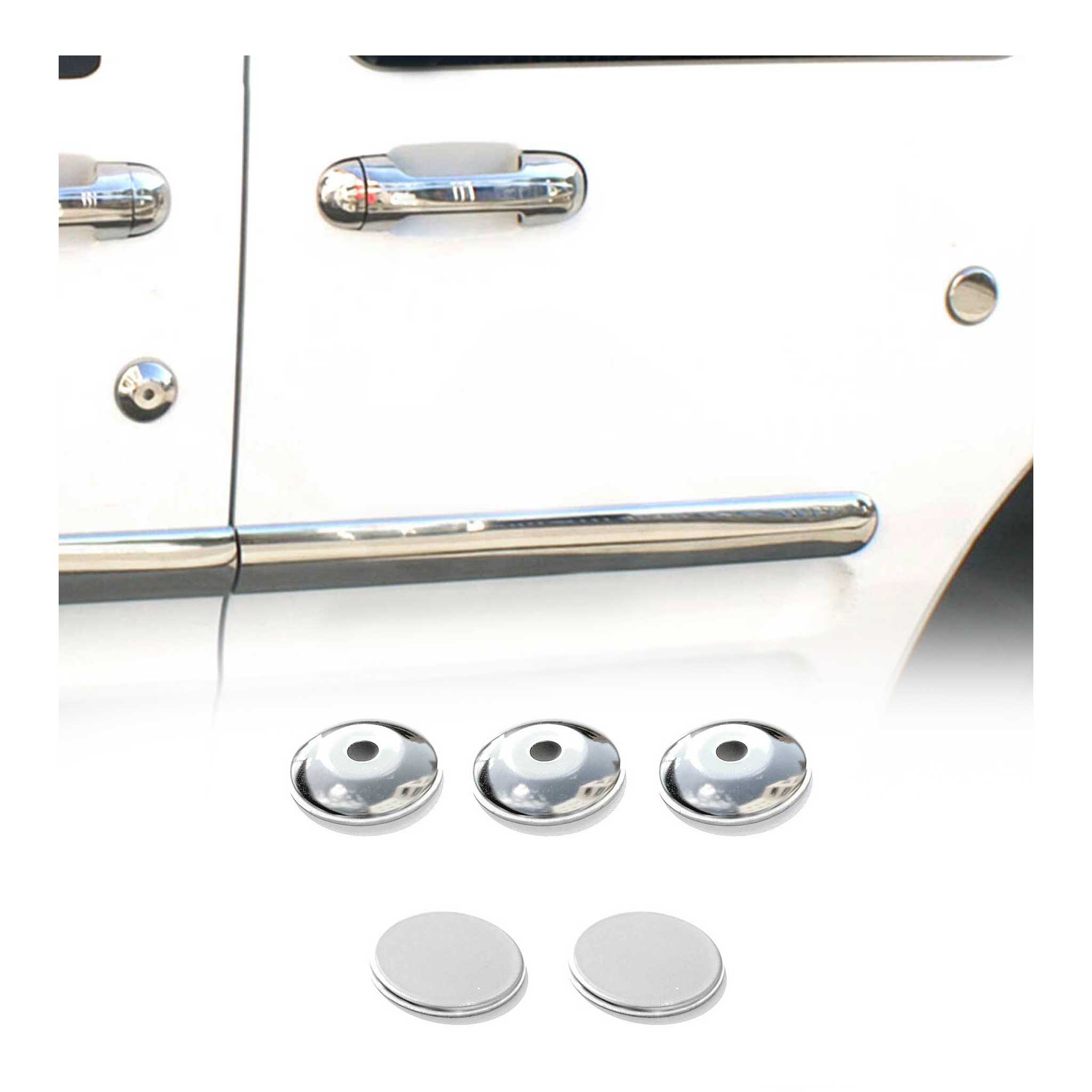 2002-2009 Ford Transit Connect Car Door Handle Cover Protector Stainless Steel 5 Pcs