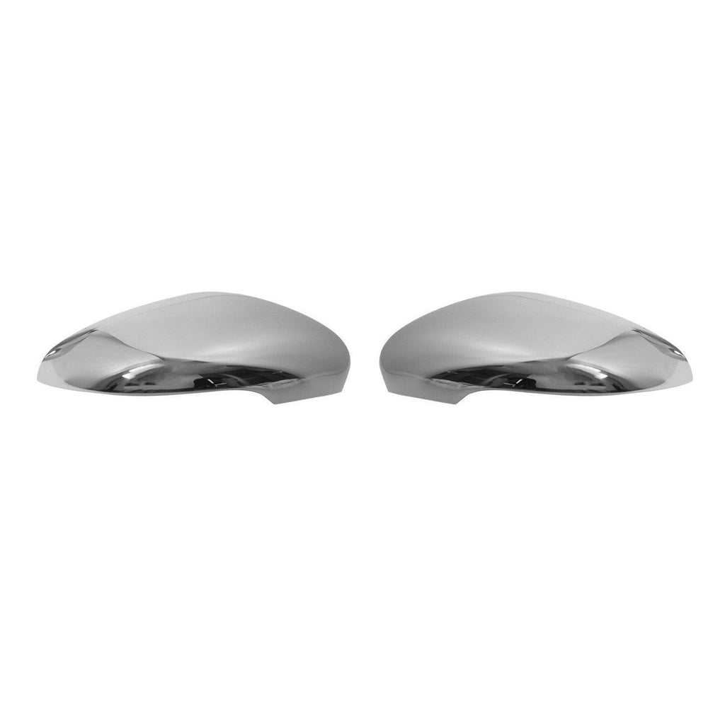 2010-2014 VW Golf Mk6 Side Mirror Cover Caps Stainless Steel Silver 2 Pcs