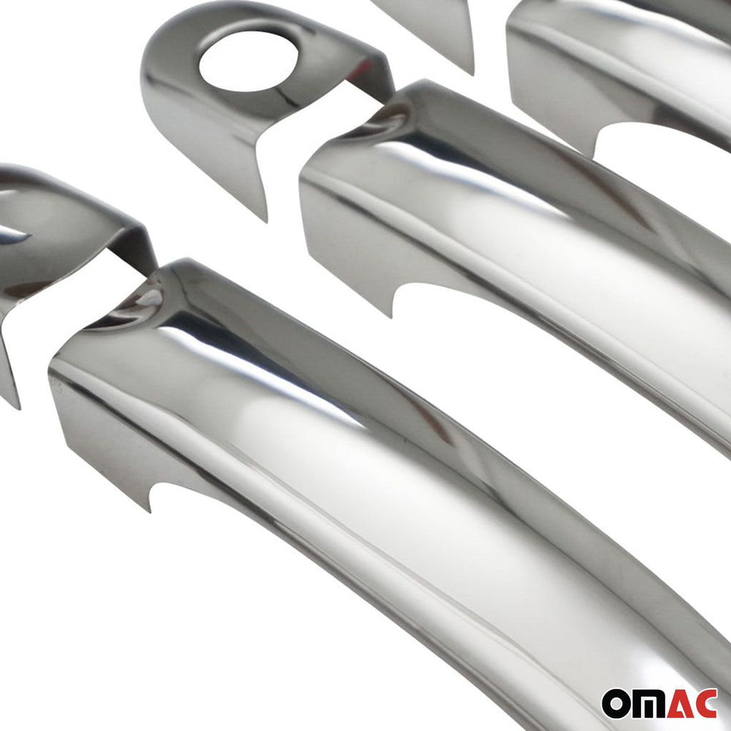 2011-2018 VW Touareg Car Door Handle Cover Protector Stainless Steel Chrome 8 Pcs