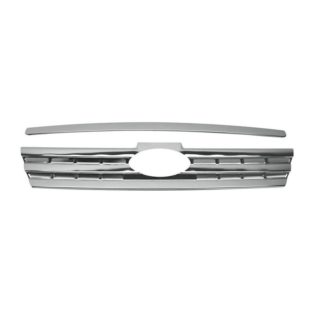 2010-2013 Ford Transit Connect Front Bumper Grill Trim Molding Stainless Steel 2Pcs