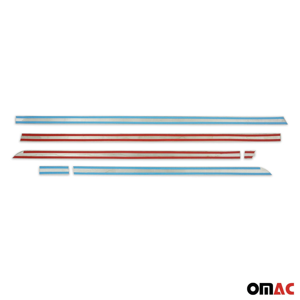 2016-2024 Mercedes Metris L1 L2 Side Door Molding Trim Skirt Garnish Stainless Steel