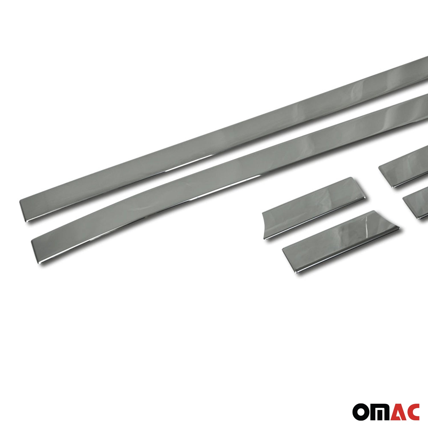 2006-2009 Land Rover Range Rover Sport Side Door Molding Trim Stainless Steel Silver