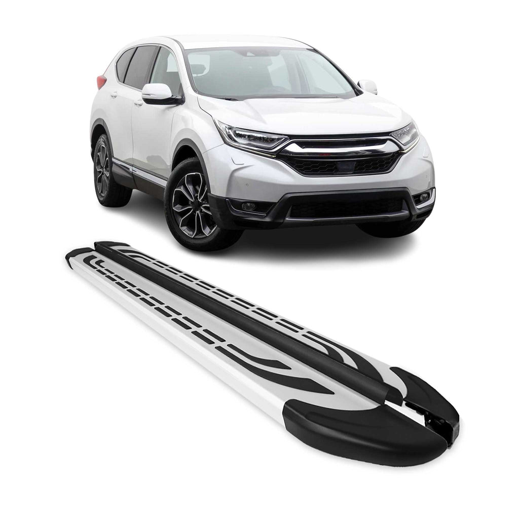 2017-2022 Honda CR-V Running Boards Side Steps Silver