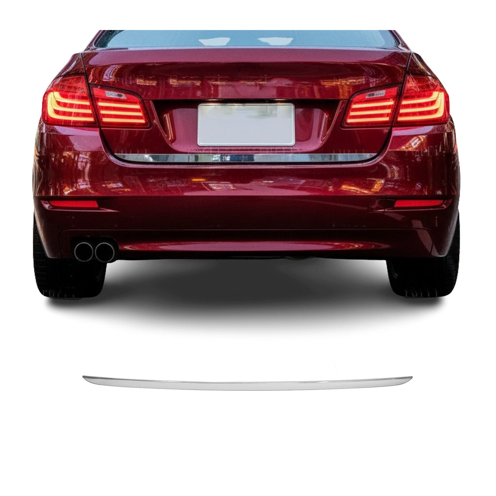 2011-2016 BMW 5 Series F10 Sedan Rear Trunk Molding Trim Stainless Steel